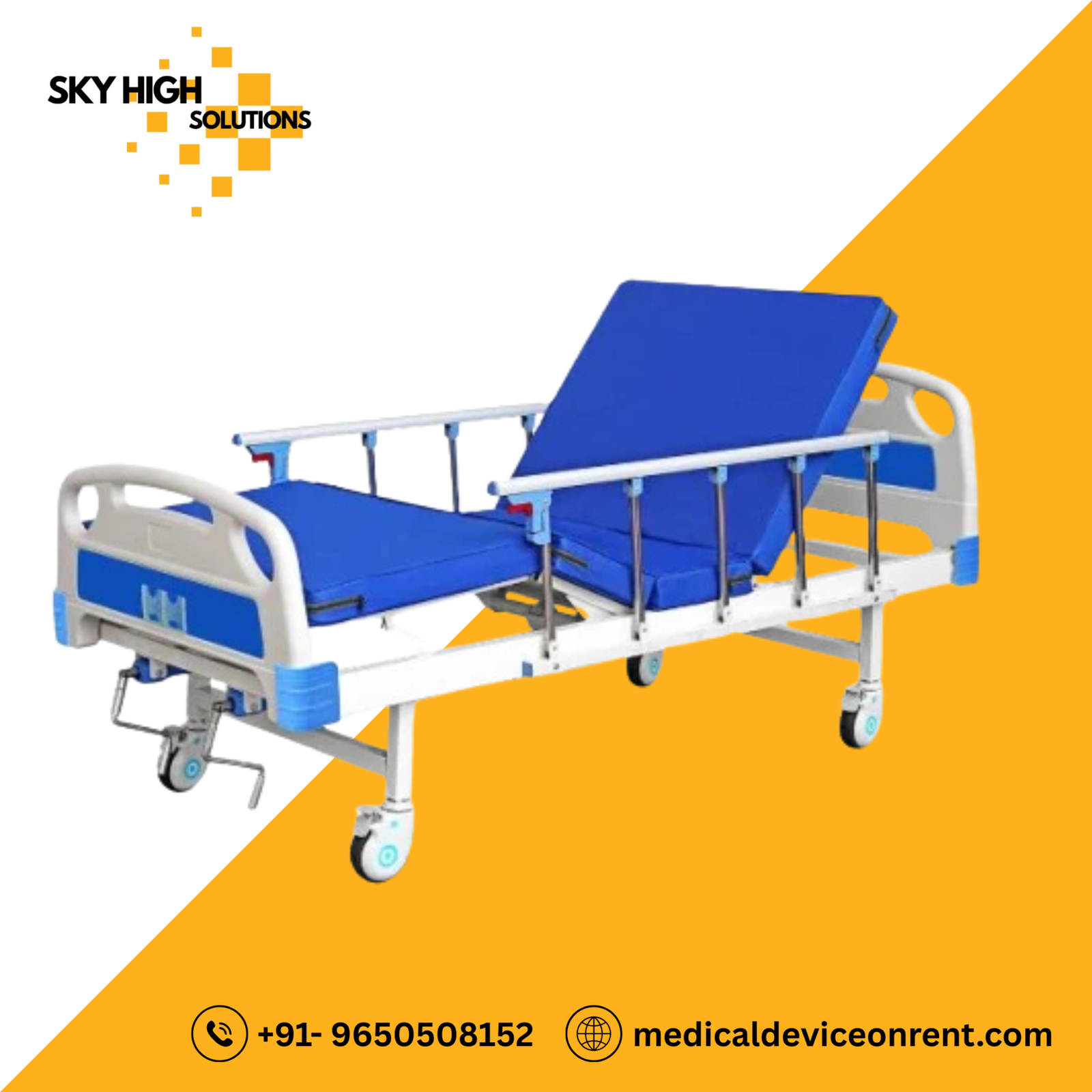 Three Function Patient Bed