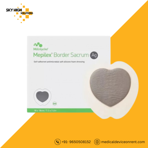Mepilex Border Sacrum Ag 18×18cm