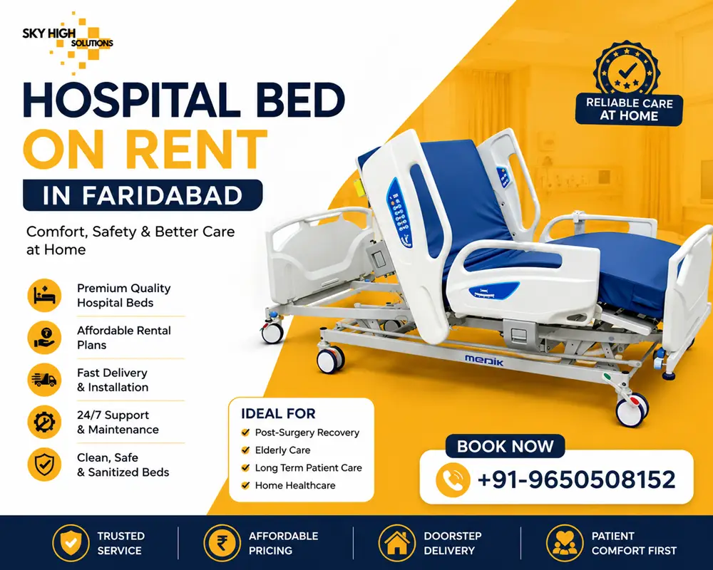 Hospital Bed on Rent in Faridabad