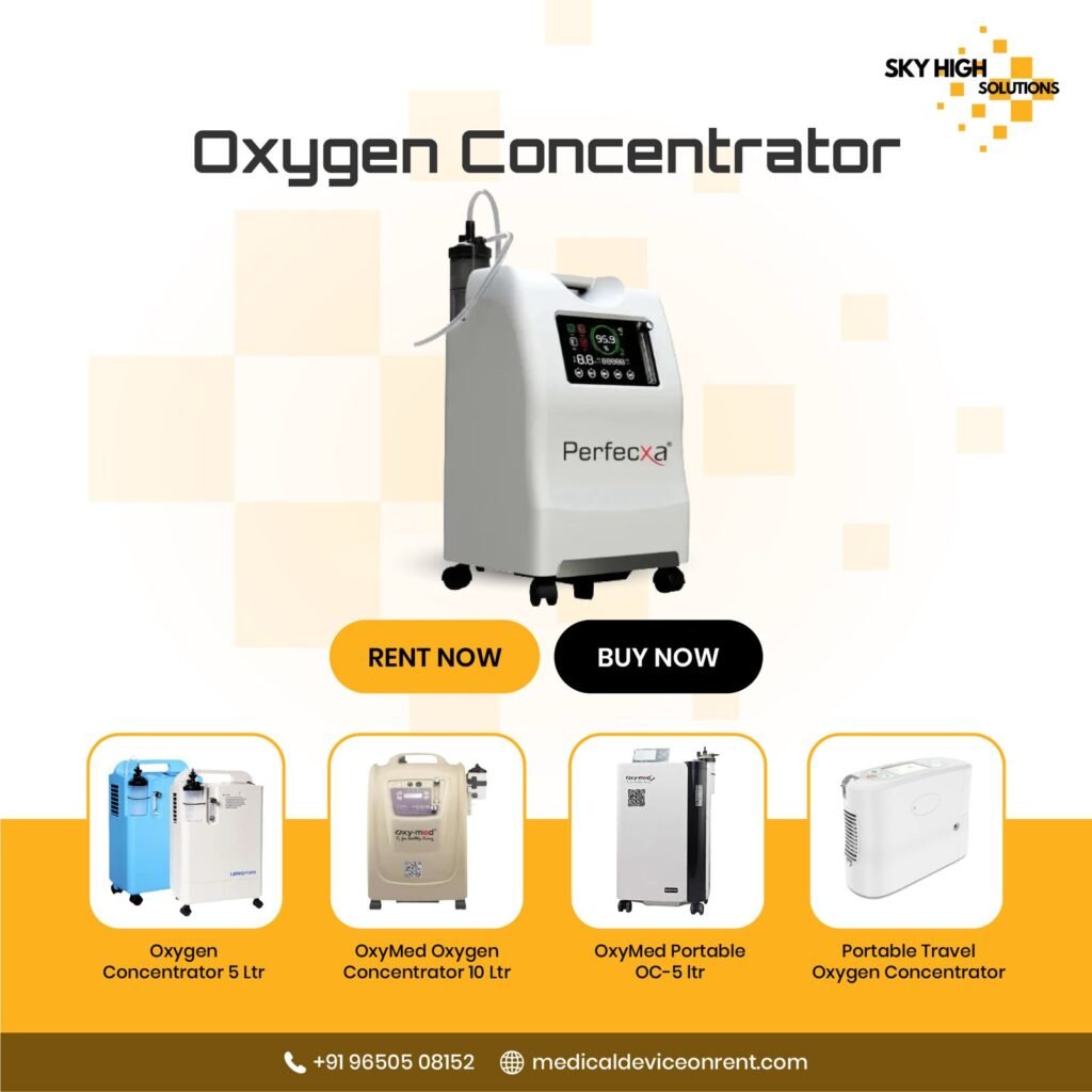 oxygen concentrator rent in Delhi