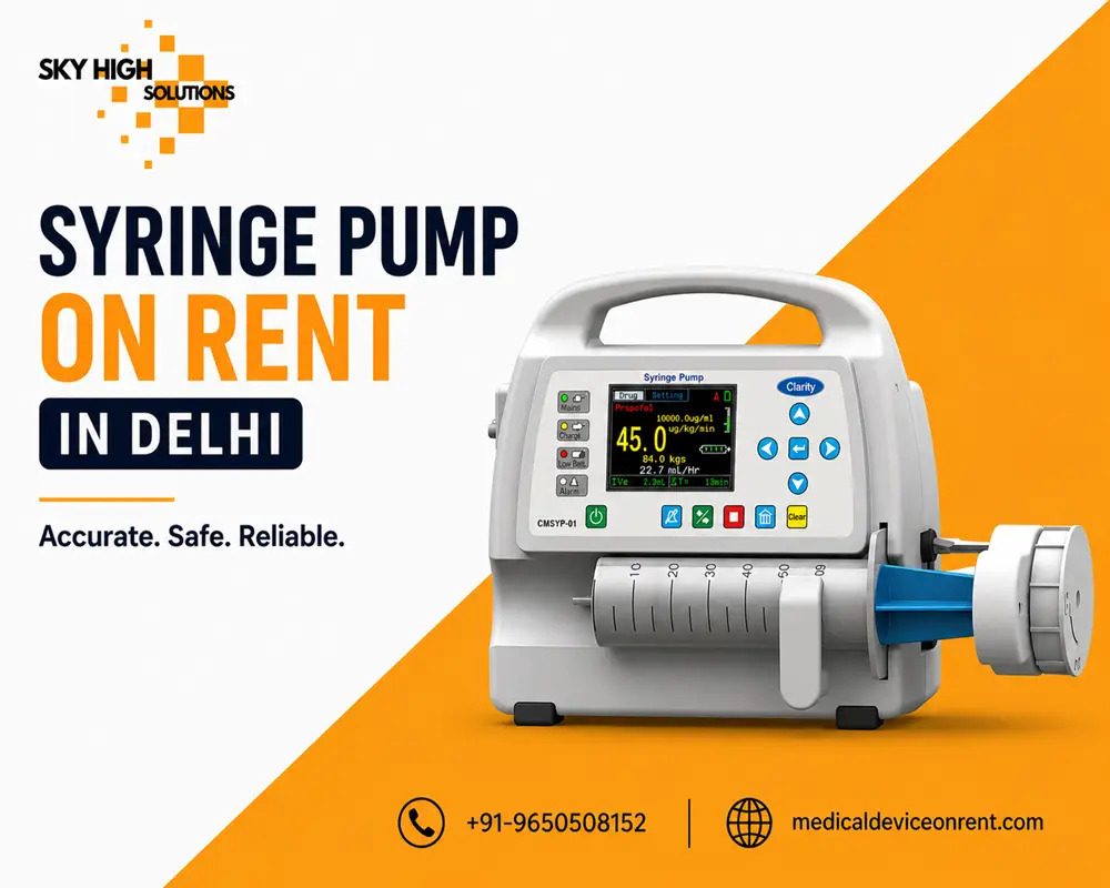 Syringe Pump on Rent in Delhi